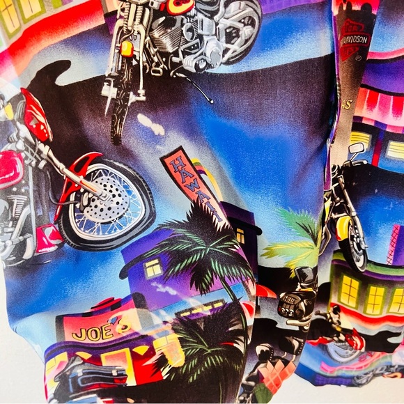 Harley Davidson x Tori Richard Hawaii Retro Button Down Shirt Causal 3X XXL - Picture 12 of 12
